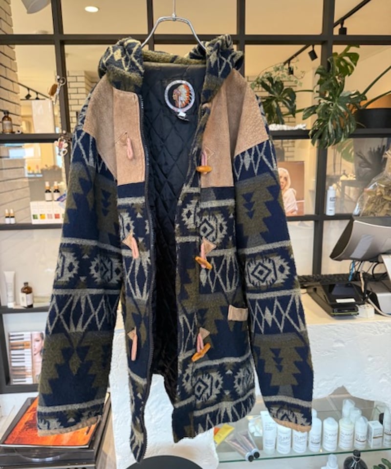 OLD CONTRYネイティブ柄ダッフルコート | Hooray!!!