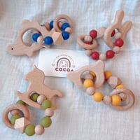 【即納】baby animal rattle ring