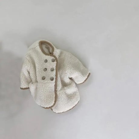 【size73-100】モコモコキッズコート 帽子 セット