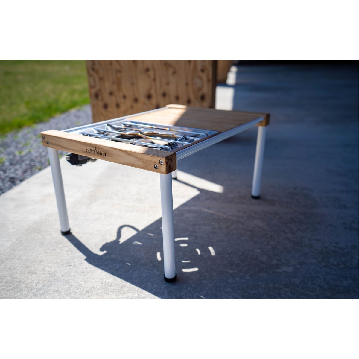 pollyAnna] IGTテーブル 3ユニット ウォールナット 400mm