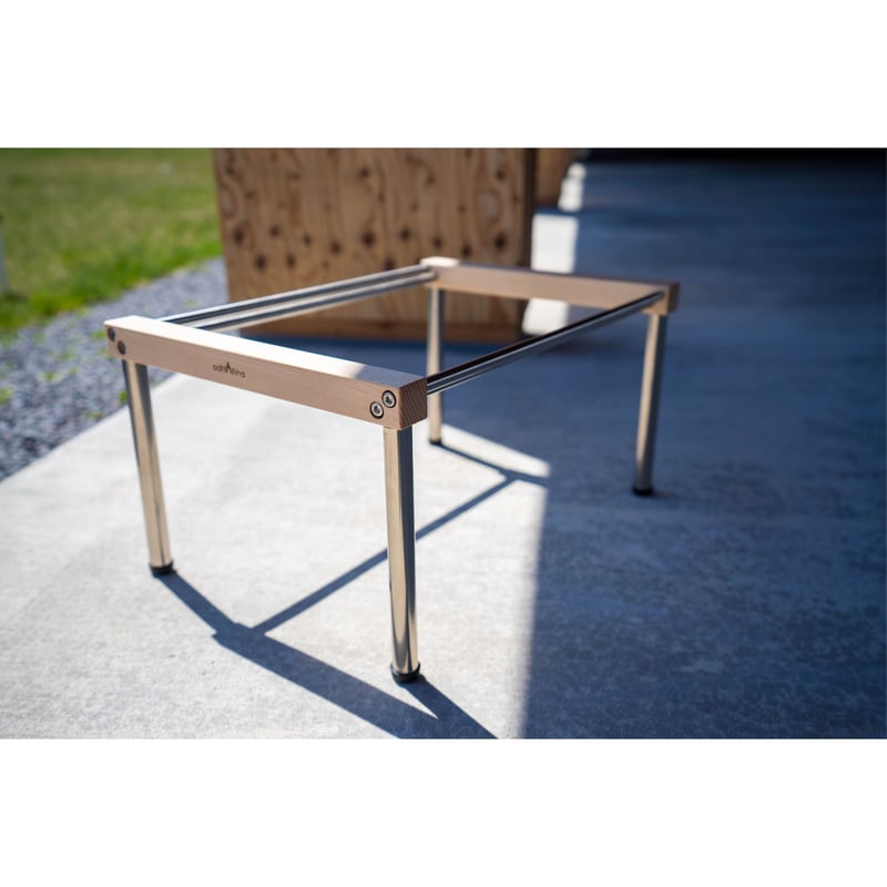 Multus Table] Beech_Silver_2Unit | pollyAnna