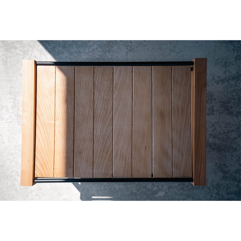 [pollyAnna] IGTテーブル 3ユニット ウォールナット 400mm Multus Table] Walnut_Black_3Unit | pollyAnna