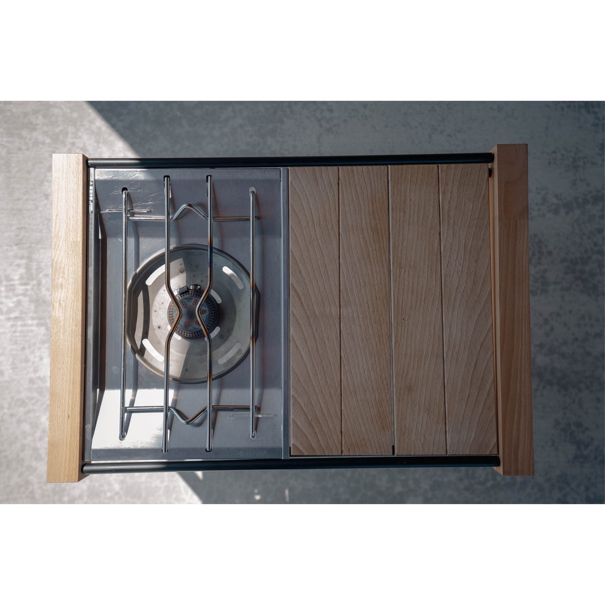 Multus Table] Walnut_Black_3Unit | pollyAnna