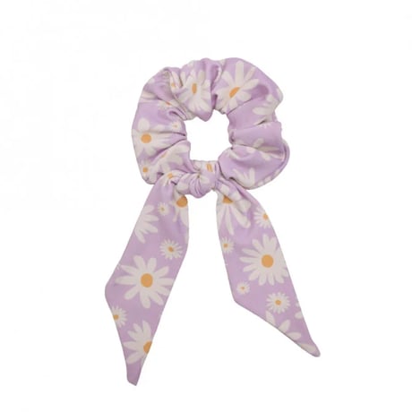 Instagram専用 SCRUNCHIE w/ TAIL テイル付き シュシュ 3003 コットンストレッチ素材