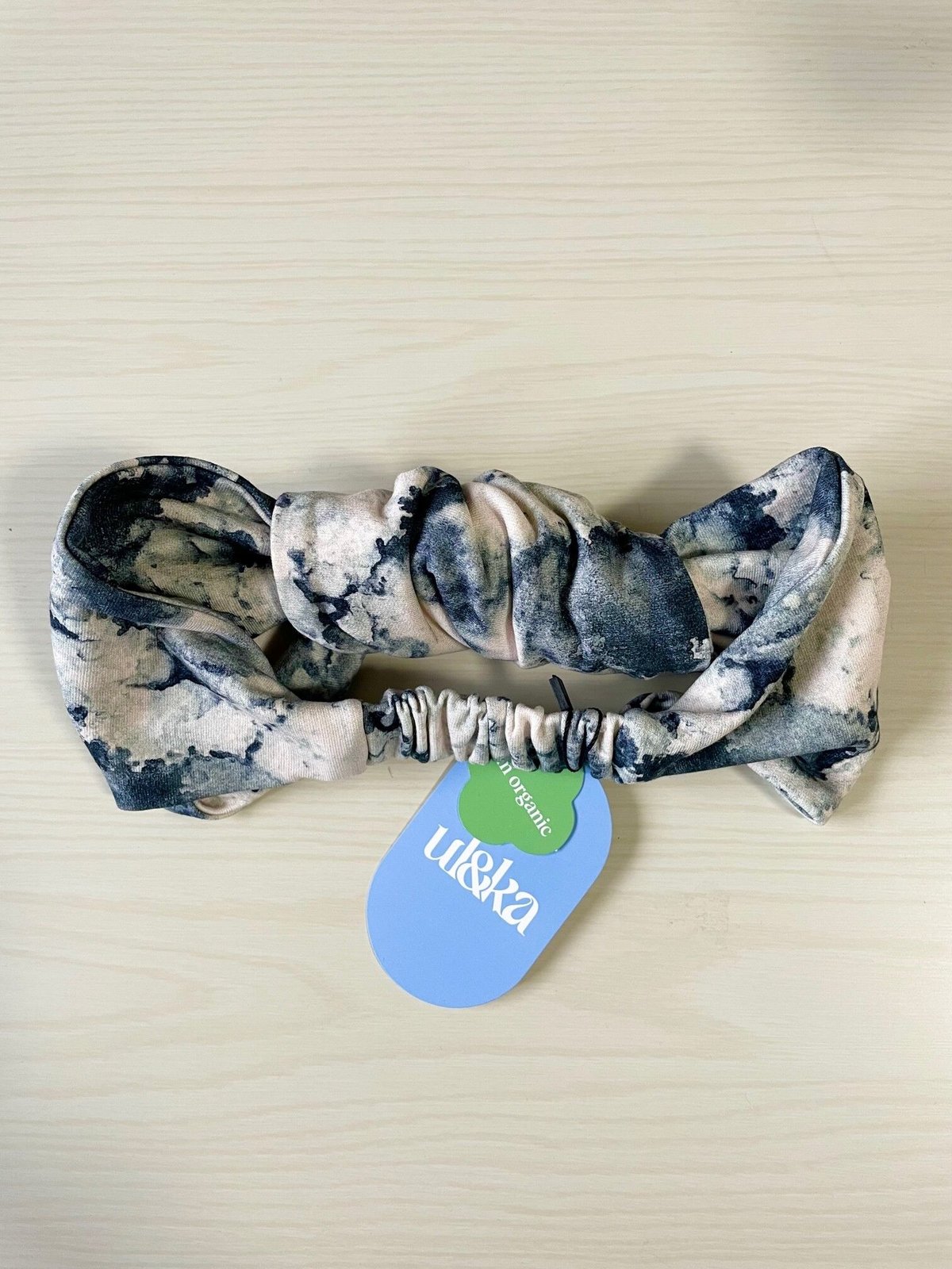 KNOT HEADBAND YOU ROCK ノット ヘッドバンド ロック柄 黒色 ワンサイズ