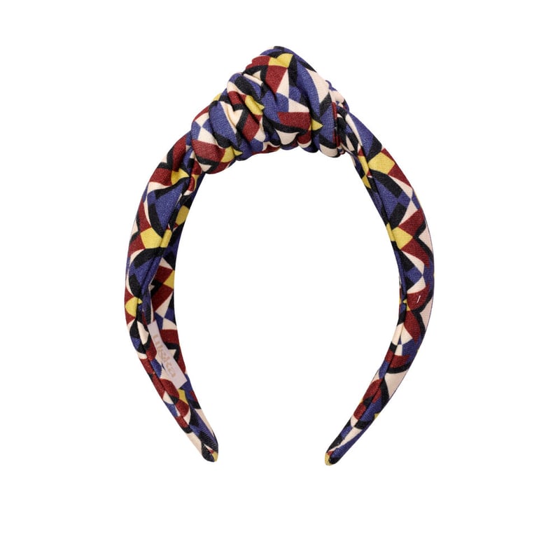 KNOT KATYUSHA RETRO ノット カチューシャ レトロ柄 茶色 F