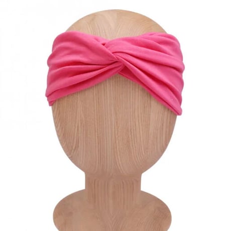 TWIST HEADBAND RASBERRY ツイスト ヘッドバンド ラズベリー色 1002-S3-RBY