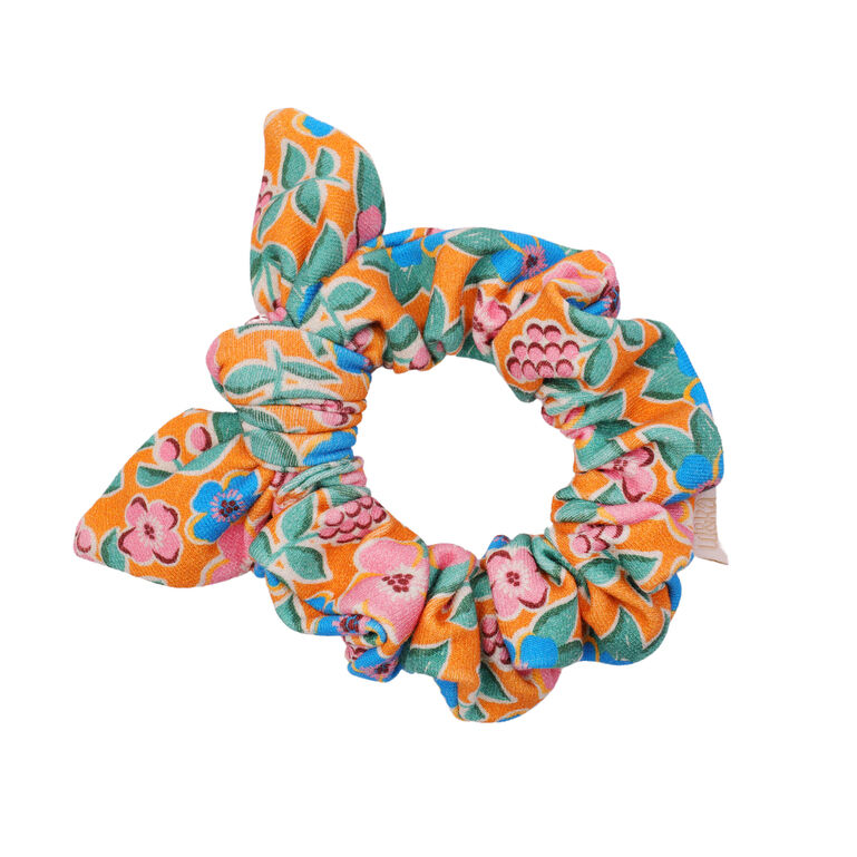 MINI SCRUNCHIE LUCY シュシュ ミニ ルーシー柄 橙色 ワンサイズ 30