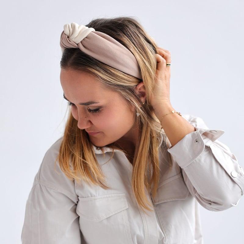 KNOT KATYUSHA FUCHSIA MIX ノット カチューシャ フューシャミックス