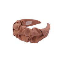 RIPPLE KATYUSHA 6cm LINEN CAMEL リップル カチューシャ 6cm 麻 キャメル 2006-F3-LICA