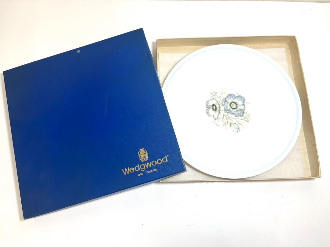 まーやん【黒壺印】ウェッジウッド 皿 径約27.5cm 大皿 4枚セット 廃盤】WEDGWOOD ウェッジウッド グレンミスト 大皿 黒壺 | REGASTOCK