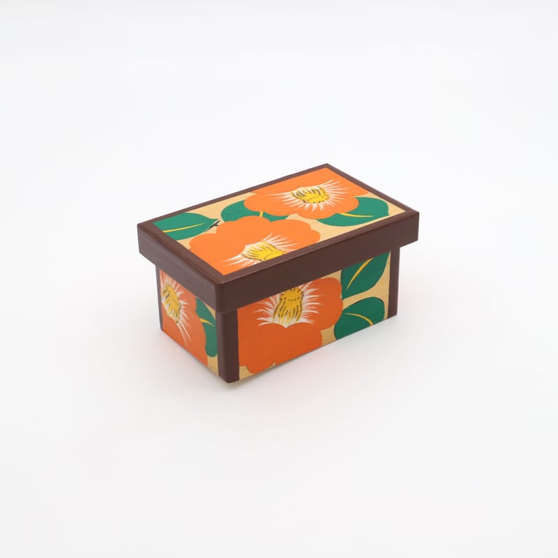 にゃーと日本のものづくり　花手箱　赤　大 にゃーと日本のものづくり 花手箱 赤 大