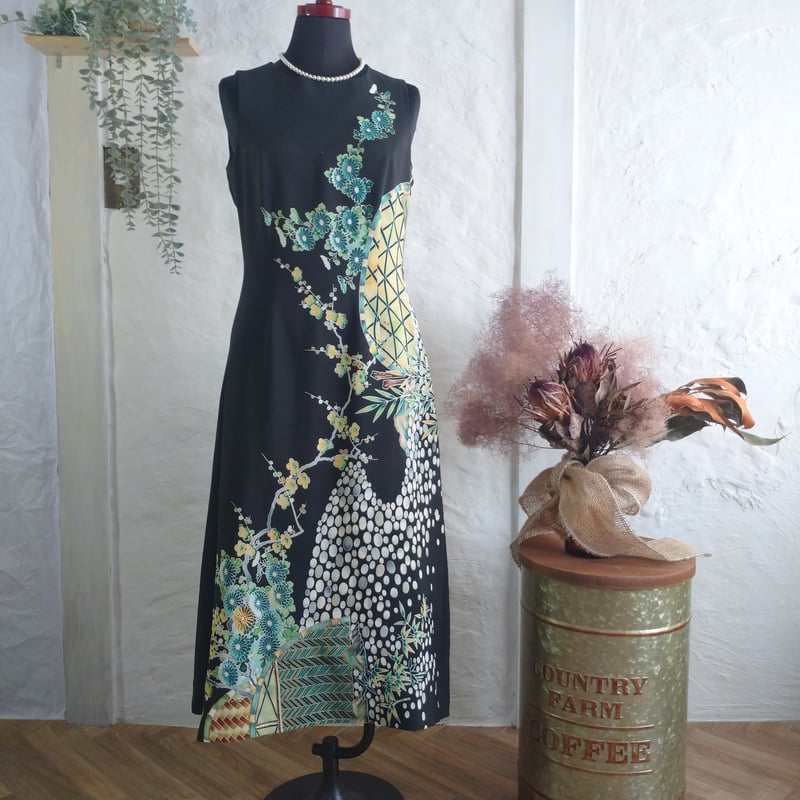 きものどれす輪〜rin〜 裏地付きワンピースセミオーダー | きものどれ