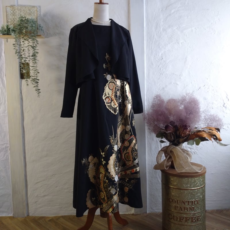 きものどれす輪〜rin〜 裏地付きワンピースセミオーダー | きものどれ