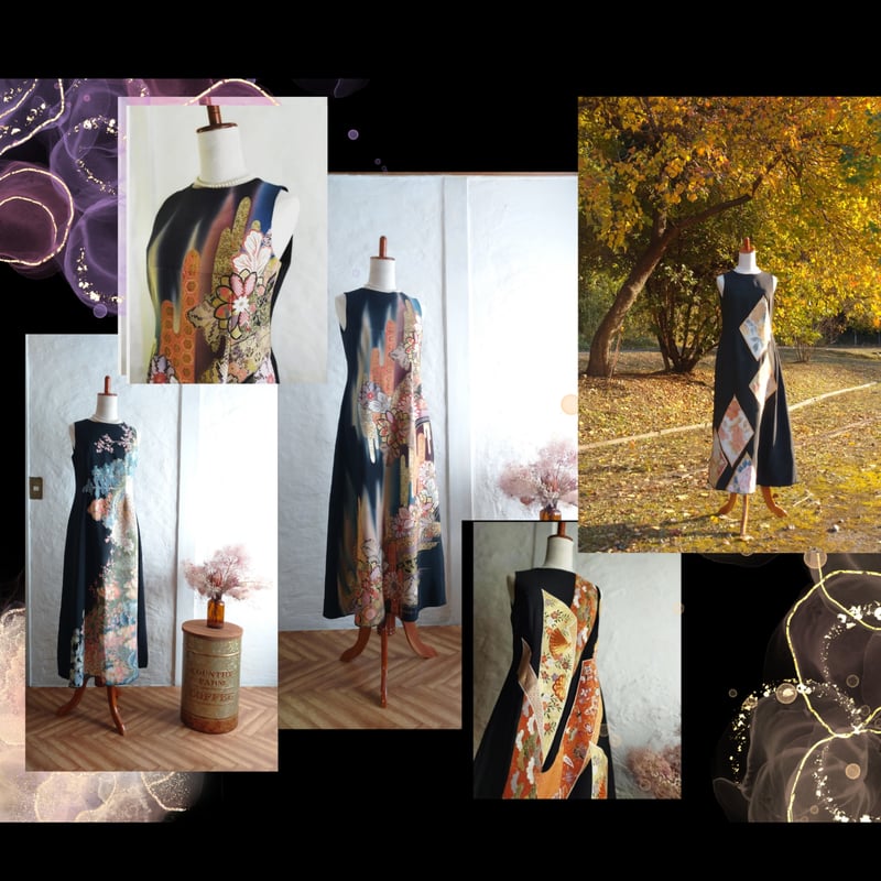 とこら★セミオーダー/留袖ワンピース　N作 きものどれす輪〜rin〜 裏地付きワンピースセミオーダー