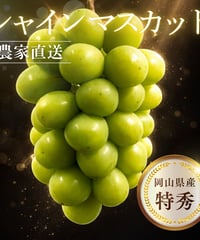 岡山県産シャインマスカット2kg（3〜5房）贈答用 | ぶどうファーム
