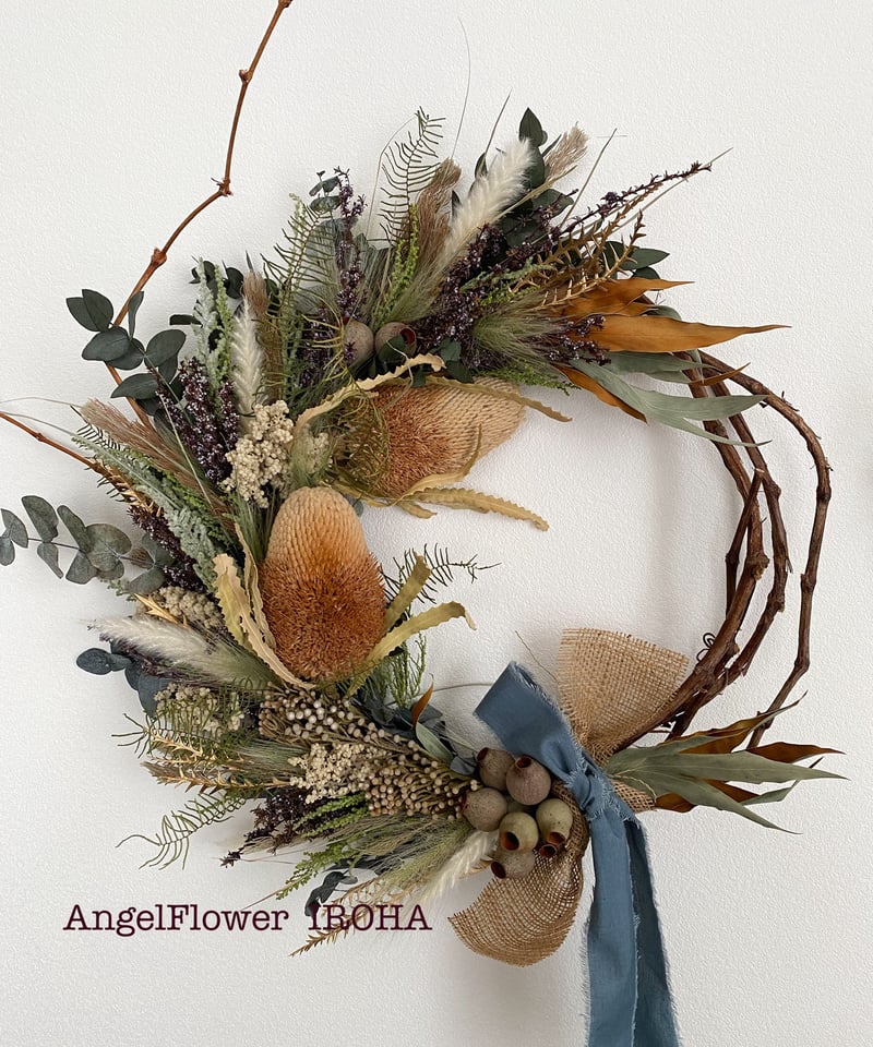 A-11 】ボタニカルリース | IROHAのアトリエ