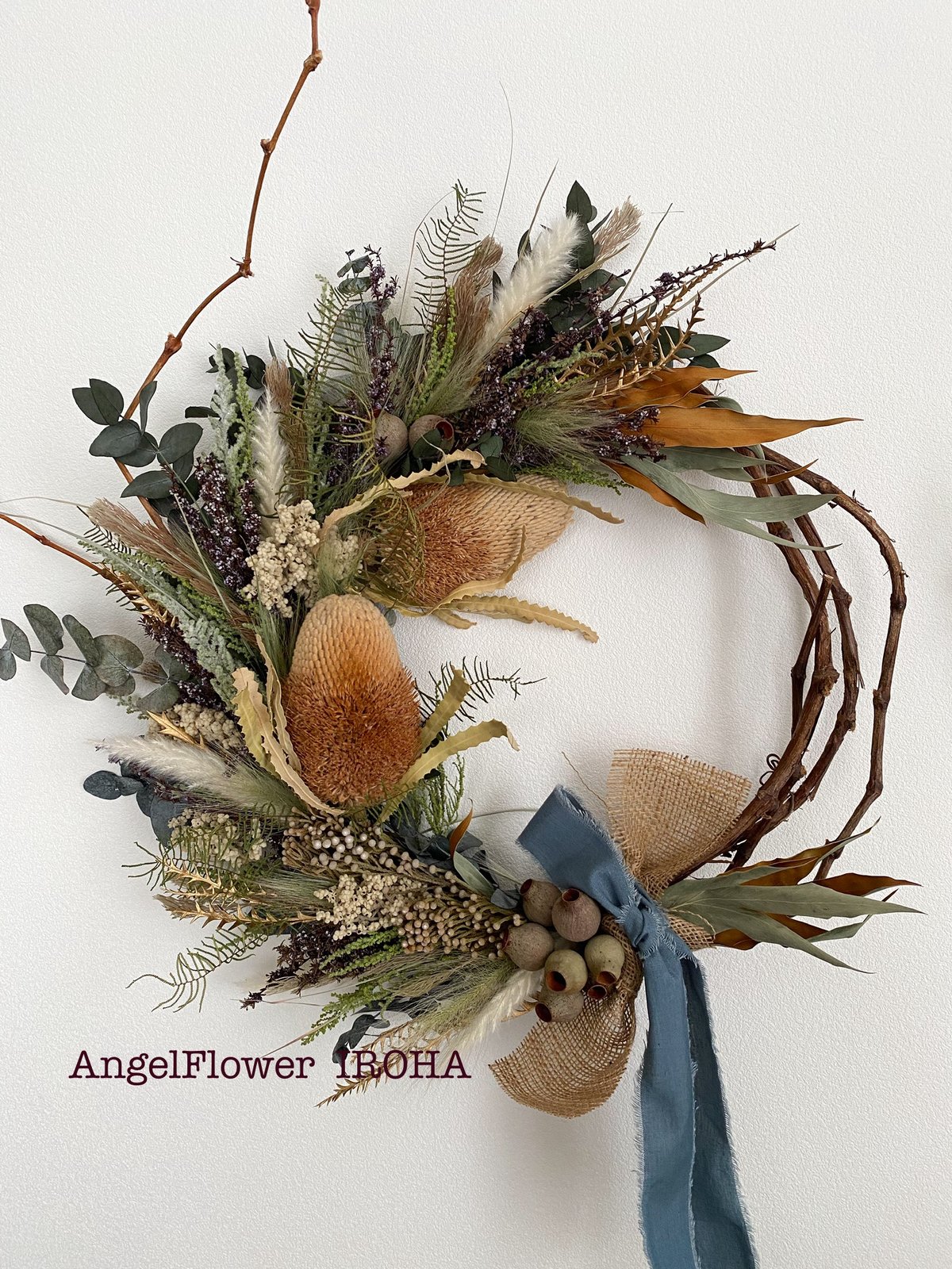 A-11 】ボタニカルリース | IROHAのアトリエ