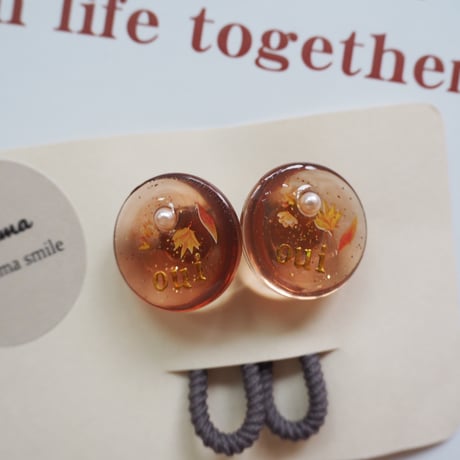 oui autumn ミニヘアゴム　2個入り