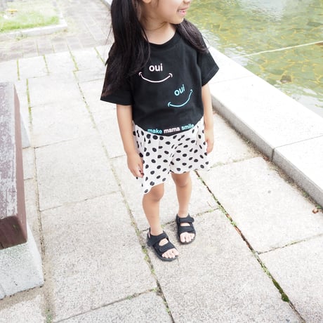 ouioui make mama smile KIDS T-shirt 全2色　80～120サイズ ouimama