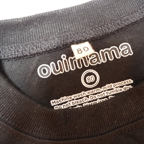 ouioui make mama smile KIDS T-shirt 全2色　80～120サイズ ouimama