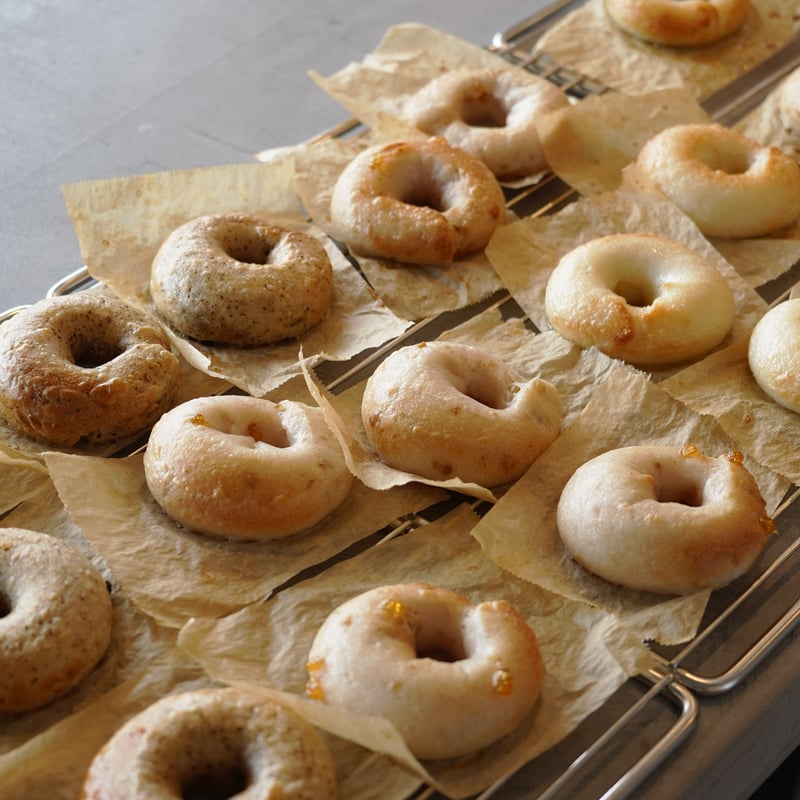 米粉ベーグル 4種類 with 米粉マフィン 22点セット 冷凍宅配便 | MUSUBUPAN