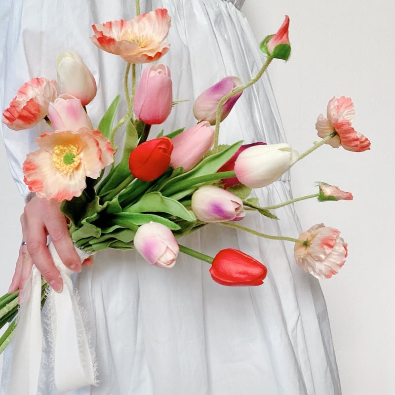 ウエディングブーケ】チューリップブーケ チューリップ アーティ
