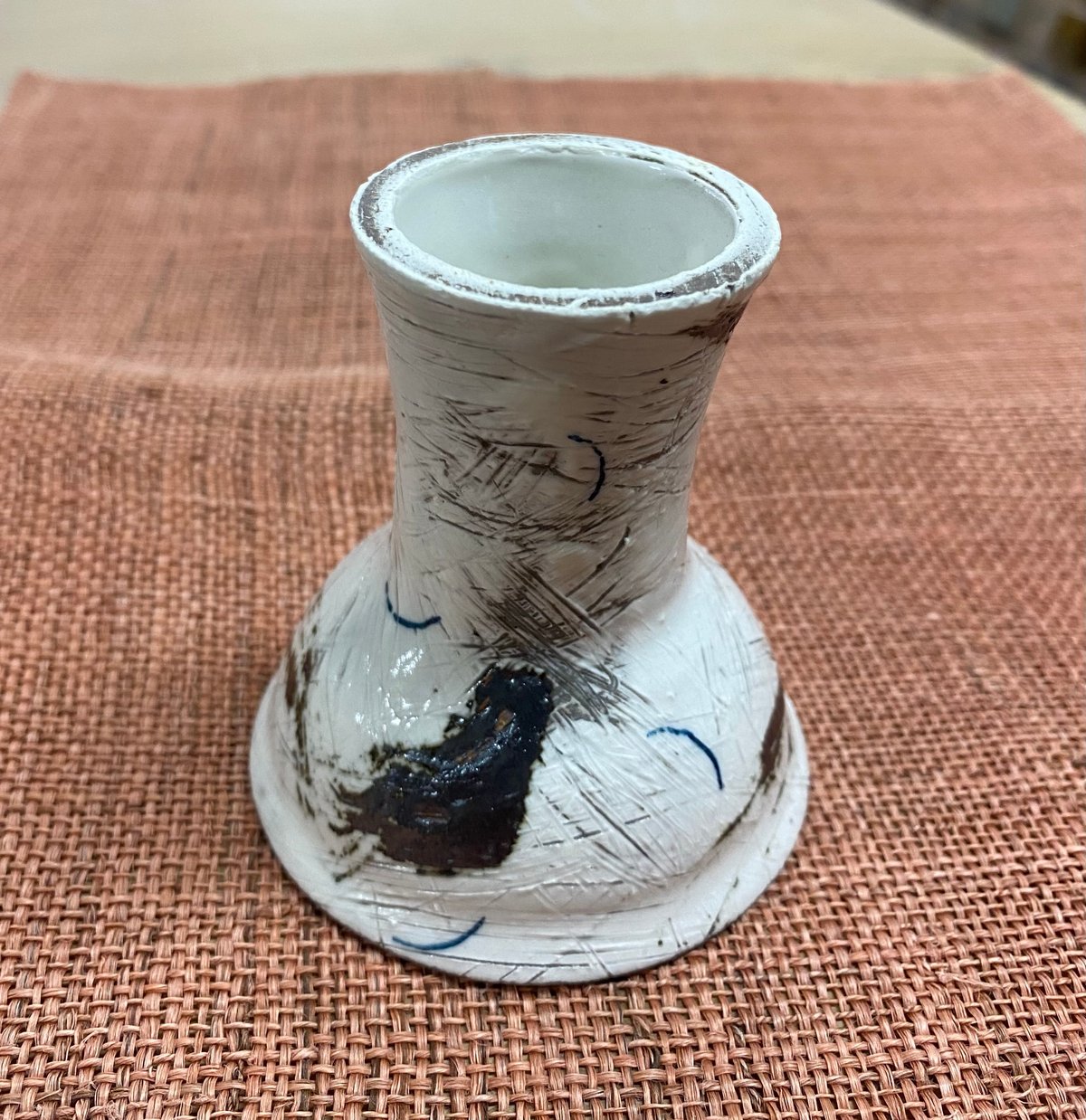 ワイン陶器グラス お猪口 43 新品 作家作品 Wine Sake cup
