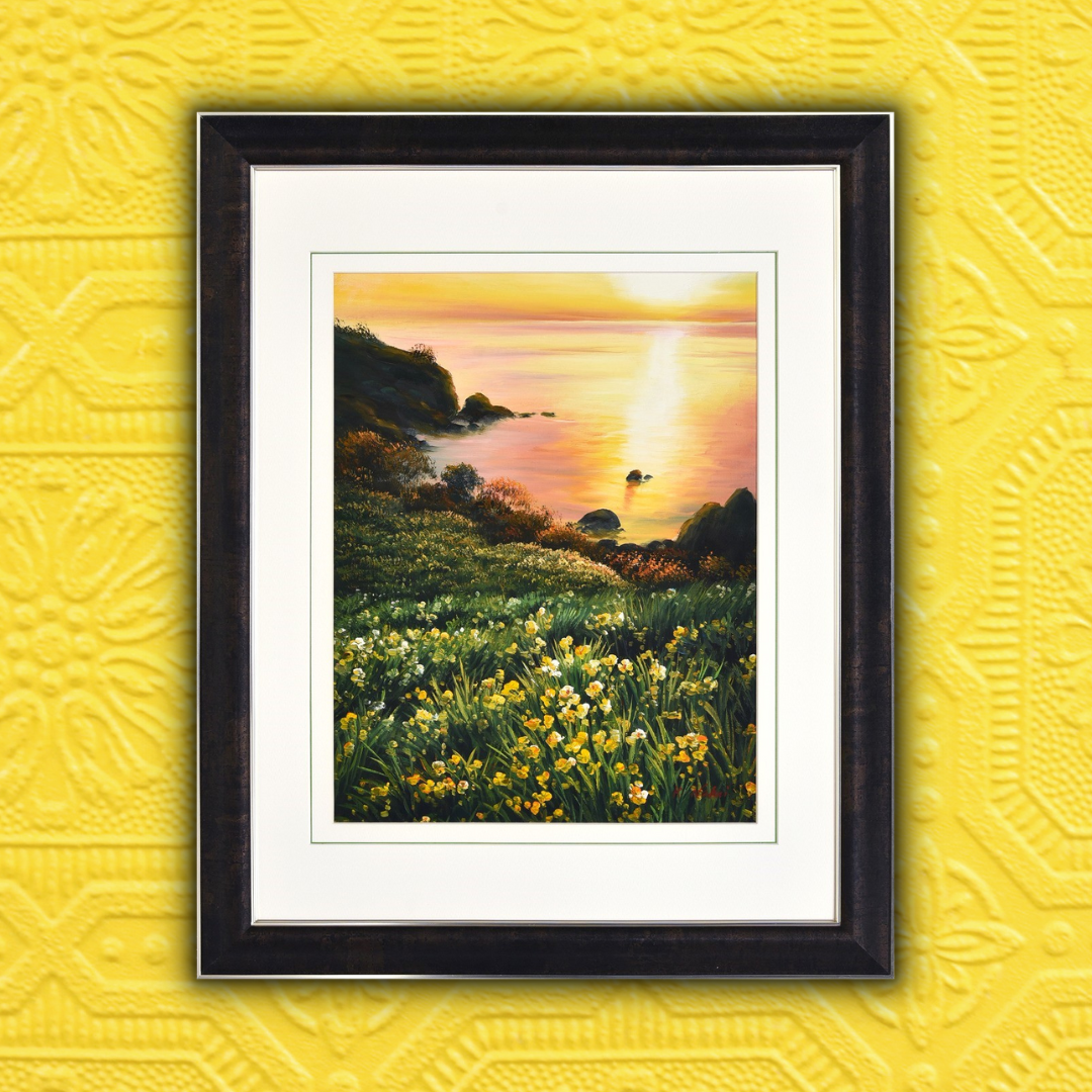 2月越前海岸の水仙 中井勝也 | ギャルリ青鞜