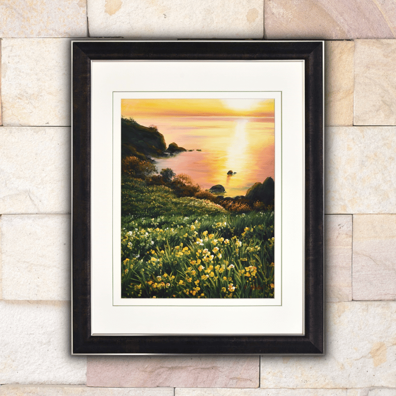 2月越前海岸の水仙 中井勝也 | ギャルリ青鞜