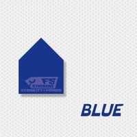 SOLID COLOR ブルー FSステッカー4枚