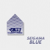 SEIGAIHA ブルー FSステッカー4枚