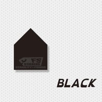 SOLID COLOR ブラック FSステッカー4枚