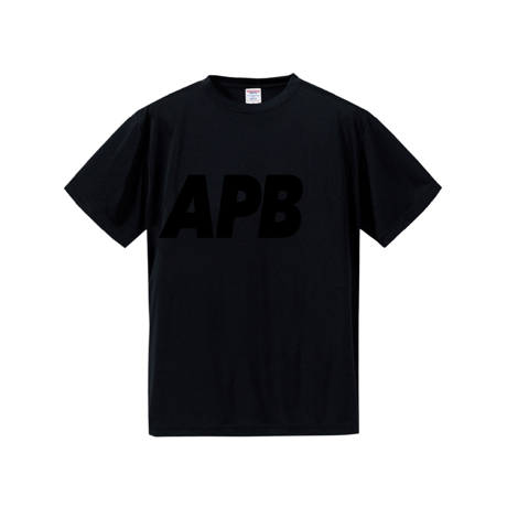 【予約販売】Jrサイズ APB ビッグロゴTシャツ　ブラック×ブラック