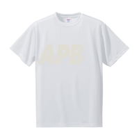 【予約販売】Jrサイズ APB ビッグロゴTシャツ　ホワイト×アイボリー