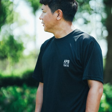 【予約販売】ALL APPARE circle Tシャツ ブラック "Engine"