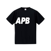 【予約販売】Jrサイズ APB ビッグロゴTシャツ　ブラック×ホワイト