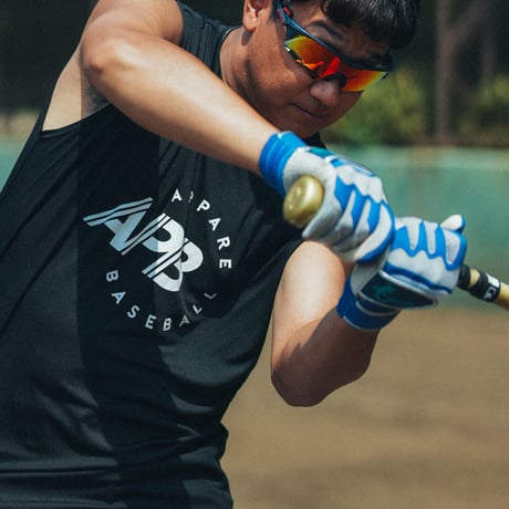 【予約販売】APB ノースリーブシャツ ブラック ”準備はできた…さあかかってこい”