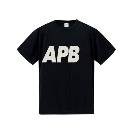 【予約販売】Jrサイズ APB ビッグロゴTシャツ　ブラック×アイボリー