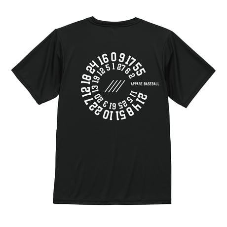 【予約販売】ALL APPARE circle Tシャツ ブラック "Engine"