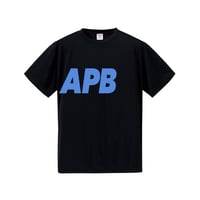 【予約販売】APB ビッグロゴTシャツ　ブラック×　ブルー