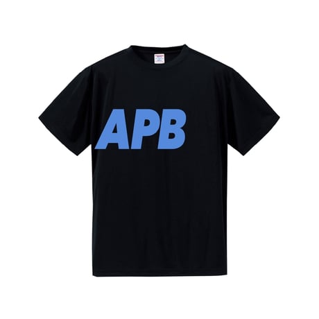 【予約販売】APB ビッグロゴTシャツ　ブラック×　ブルー