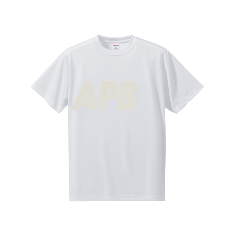 予約販売】APB ビッグロゴTシャツ ホワイト×アイボリー | AP