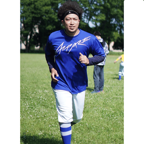 【予約販売】A.P.B.T ドライTシャツ ブルー