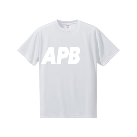 【予約販売】Jrサイズ APB ビッグロゴTシャツ　ホワイト×ホワイト