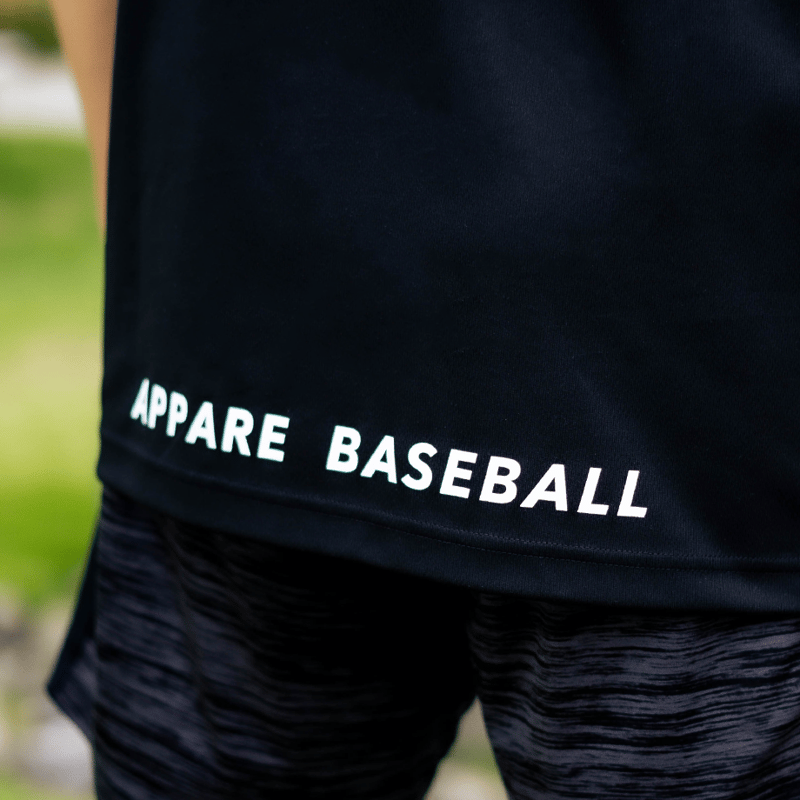 AP STUDIO Foot ball Tシャツ ブラック 予約販売】APB ビッグロゴTシャツ ブラック×ブラック | AP・BASEBALL SHOP