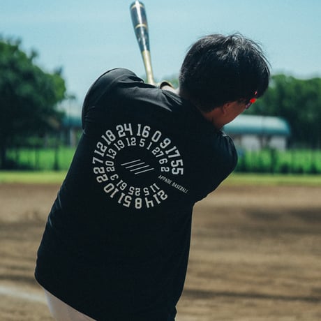 【予約販売】ALL APPARE circle Tシャツ ブラック "Engine"