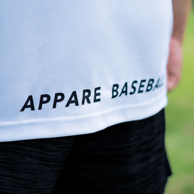予約販売】Jrサイズ APB ビッグロゴTシャツ ホワイト×サックス