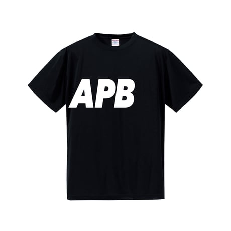 【予約販売】APB ビッグロゴTシャツ　ブラック×ホワイト