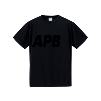 【予約販売】APB ビッグロゴTシャツ　ブラック×ブラック
